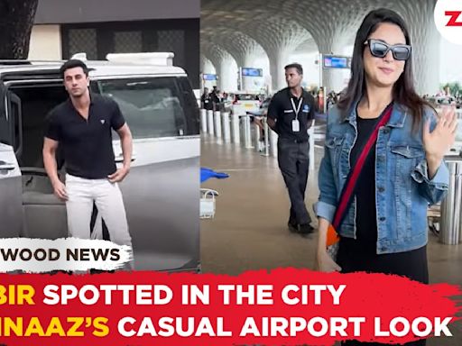 Ranbir Kapoor seen in the city, poses for paps | Shehnaaz Gill's stunning in a casual airport outfit