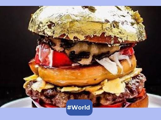 This is 'The Golden Boy,' the world's most expensive burger, costing around Rs 4.5 lakhs