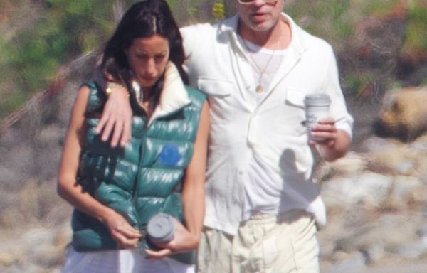 Brad Pitt and Girlfriend Ines De Ramon Make Waves on Rare Beach Date