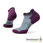 官方直營 Smartwool 女機能跑步局部輕量減震踝襪 錫藍 美麗諾羊毛襪 跑襪 保暖襪 除臭襪
