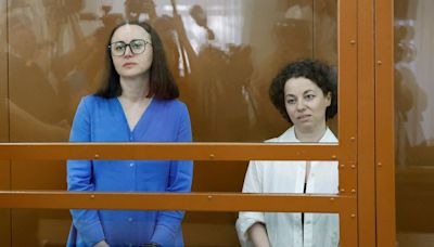 Russian court sends writer and director of Isis brides play to jail for ‘justifying terrorism’
