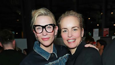 Cate Blanchett Wears Double Denim For a 'Tár' Reunion