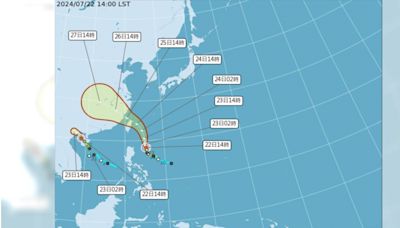 凱米颱風升級中颱！ 氣象署估最快明下午發陸警