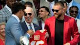 Biden is hosting the Kansas City Chiefs -- minus Taylor Swift -- to mark the team's Super Bowl title