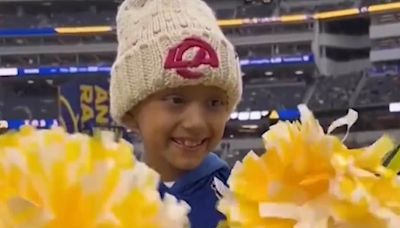 Nine-year-old girl who became LA Rams cheerleader dies from cancer