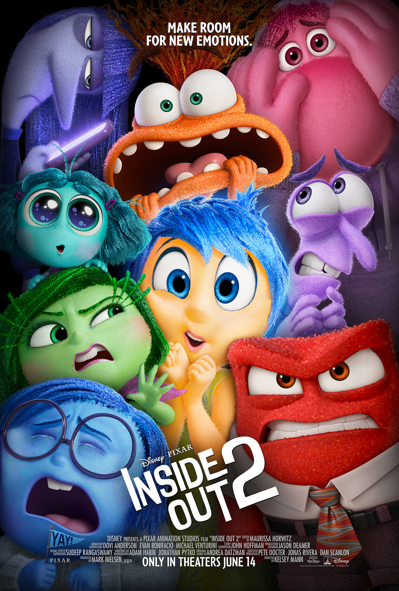 ‘Inside Out 2’ Tops $1 Billion at Box Office, Breaking an Animated Movie Record