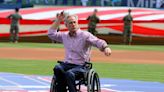 Play ball! Here are all the officials throwing first pitches on MLB's opening day.