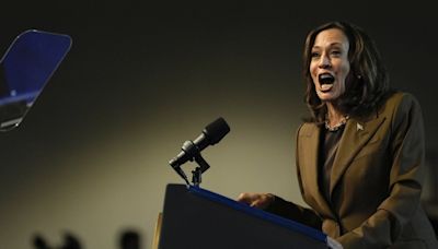 Harris trolls Trump at Vegas rally and LA fundraiser, says her crowds are 'pretty big'