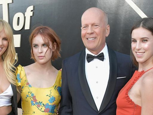 Demi Moore, Emma Heming Willis team up to celebrate Bruce Willis on Father's Day: 'Our favorite girl dad'