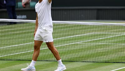 Alcaraz learning to keep nerves in check after reaching Wimbledon final