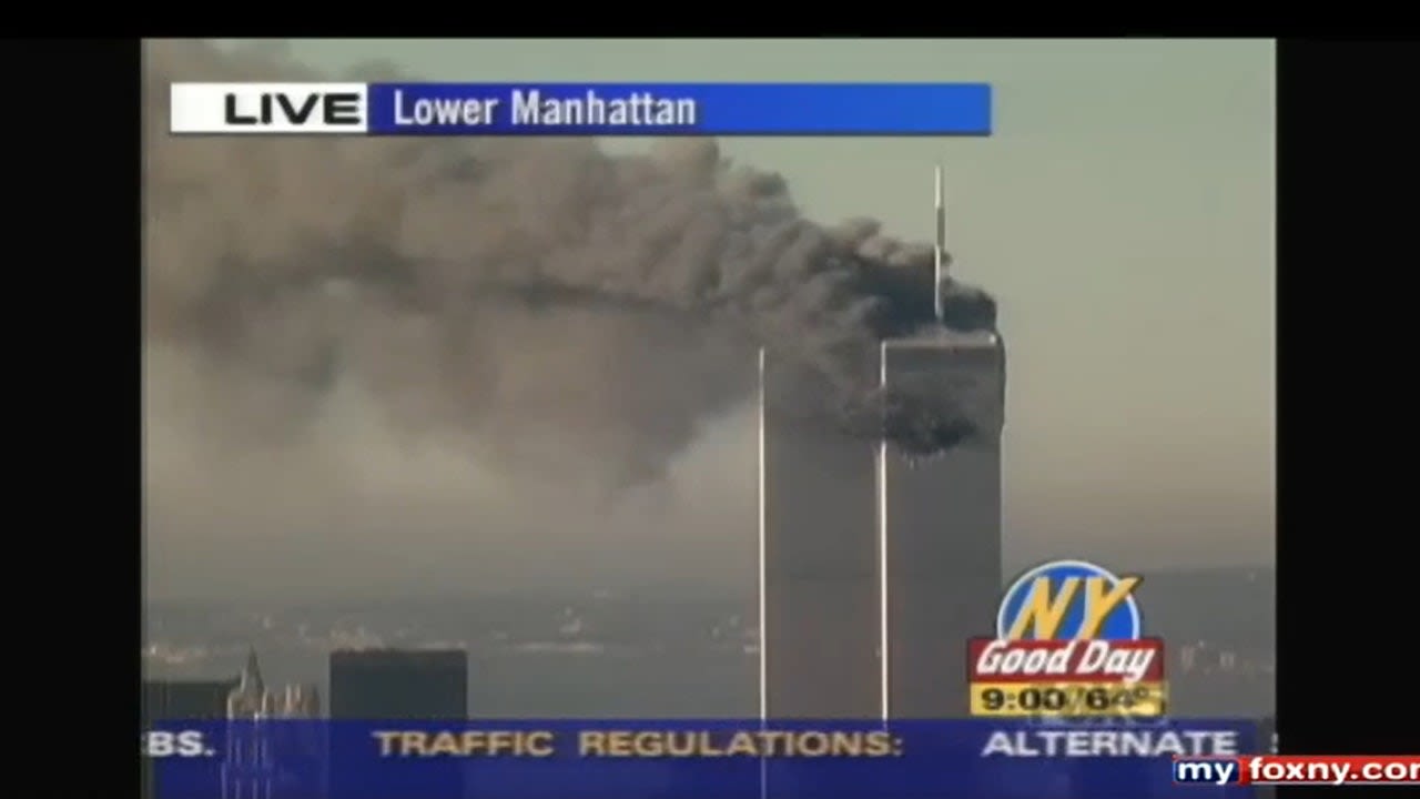 WATCH: FOX 5 NY's initial reporting of the 9/11 attacks - 'There's another one!'