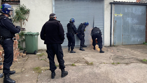 'Significant arrest' after chop shop raid