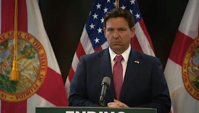 Florida Gov. Ron DeSantis on Regina Hill arrest