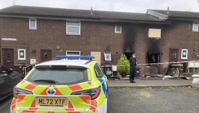 Man arrested on suspicion of arson after flat fire bailed