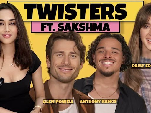 TWISTERS Indian Interview with Sakshma featuring Glen Powell, Daisy Edgar-Jones and Anthony Ramos