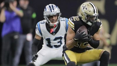 Saints WR Chris Olave was in a no-contact jersey at practice. Here’s what happened.