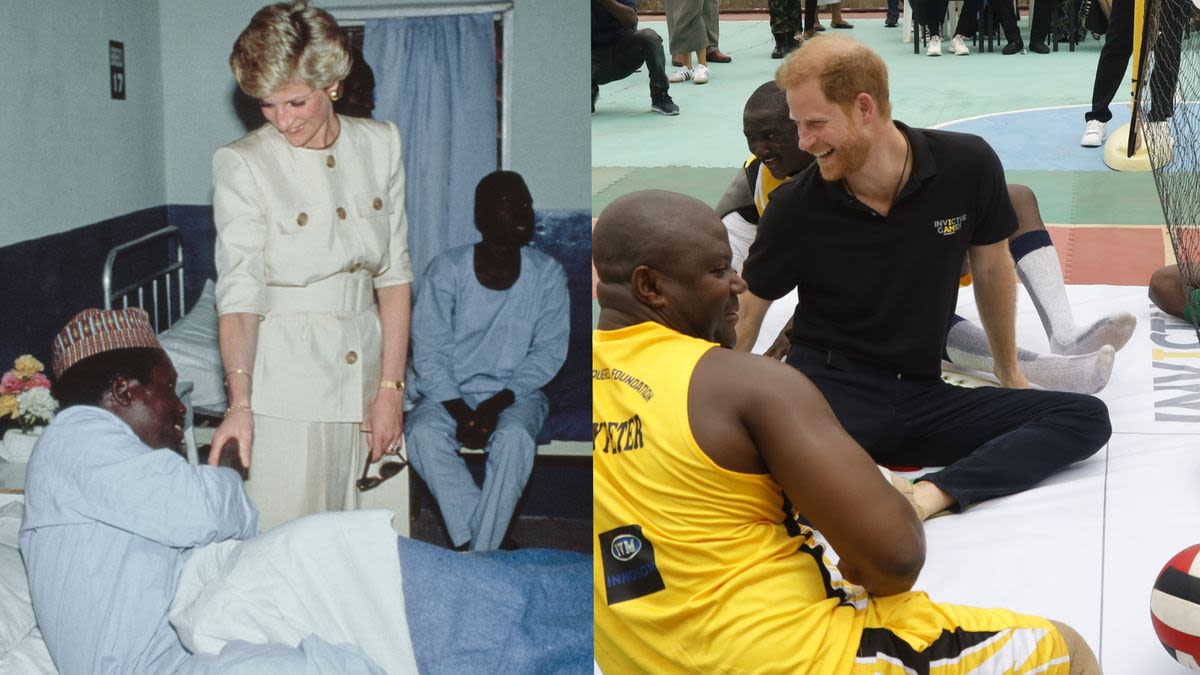 Prince Harry Takes After His Mom Princess Diana During Visit With Wounded Nigerian Soldier