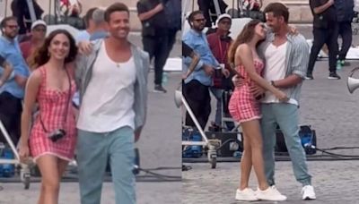 Hrithik Roshan, Kiara Advani dance on the streets of Italy while shooting War 2; pictures and videos leak