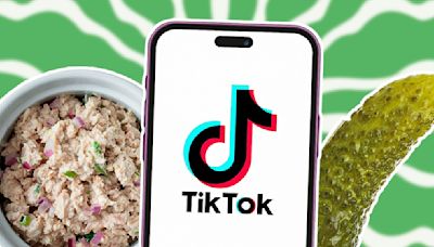 TikTok's Viral Pickle Boat Is The Best Way To Serve Tuna Salad Without Bread