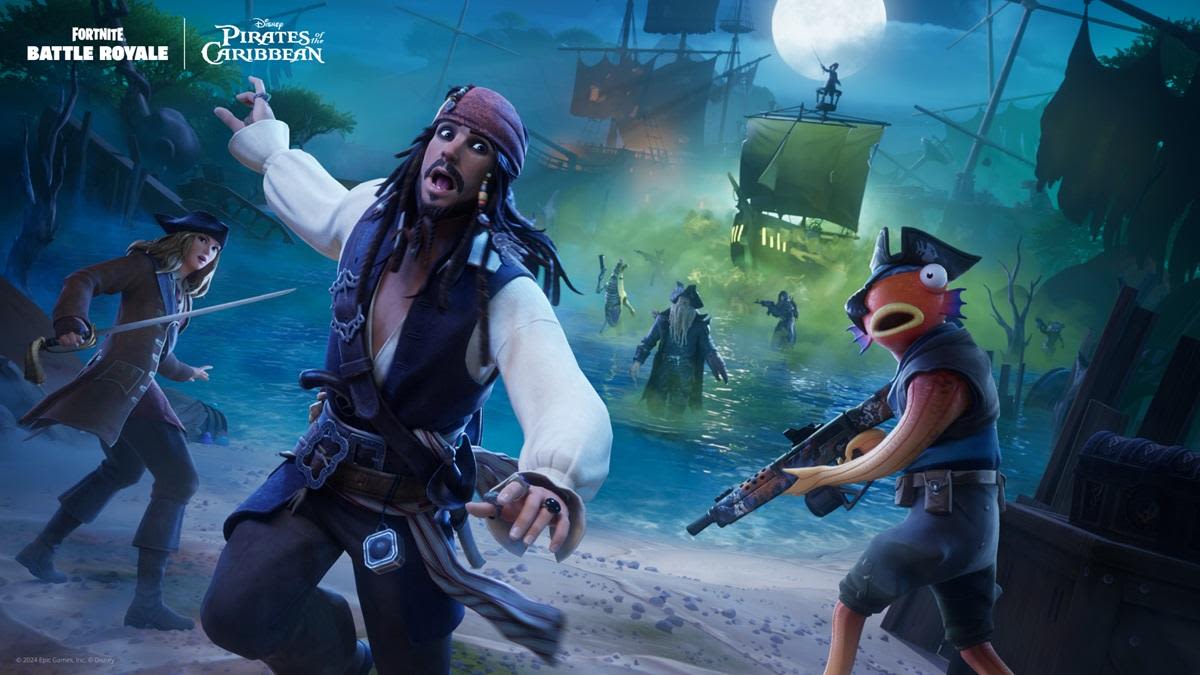 Fortnite Finally Releases Pirates of the Caribbean Content