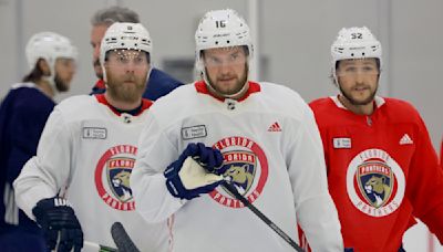 Panthers star Aleksander Barkov returns to practice, could play in Game 3 after injury