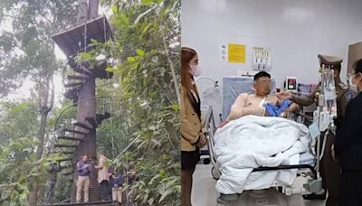 遊泰體驗「叢林飛索」從15米高空墜落 中國夫妻1死1重傷