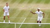 Doubles team at Wimbledon refuses to play after controversial Hawkeye line call