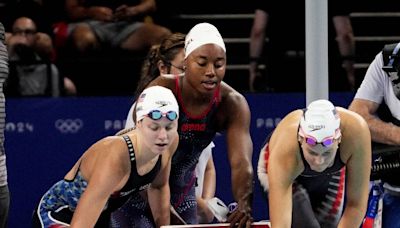 University of Texas swimmer helps Katie Ledecky make history at 2024 Paris Olympics