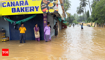 Udupi district bears brunt of downpour | Mangaluru News - Times of India
