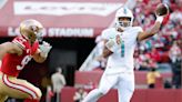 Dolphins’ 5-game winning streak ends with loss to 49ers in McDaniel’s return to San Francisco