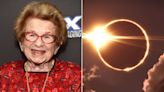 Dr. Ruth Offers Advice on Safely Viewing the Eclipse: 'No, Don't Look at the Sun Thru a Condom'