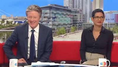 ‘You couldn’t write it!’ gasp BBC Breakfast fans as rude joke leaves Naga shaking her head and Charlie Stayt stuttering