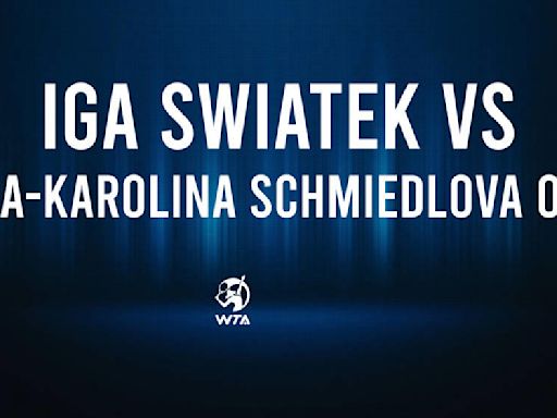 Iga Swiatek vs. Anna-Karolina Schmiedlova Olympic Games Odds and H2H Stats – August 2