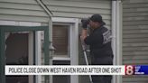 One shot as police close down West Haven road