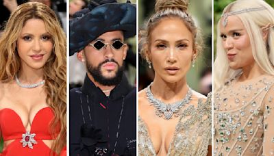 Shakira en rojo y brillantes, Karol G con orejas de hada: los looks de la Met Gala 2024
