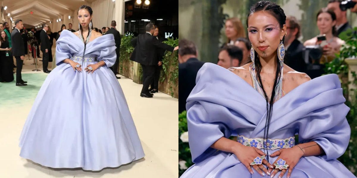 Quannah Chasinghorse says she's 'come so far' from her first Met Gala, where she felt like she didn't belong