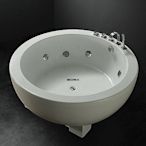 【亞御麗緻衛浴】CATIA RH-106A 正圓型壓克力獨立浴缸 150x150x60cm