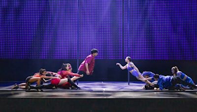 Theater review: ‘Duel Reality’ athleticism dazzles at the Globe, but story is muddled