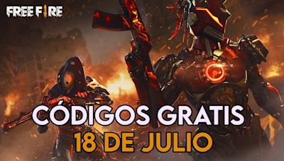 Free Fire | Códigos de hoy jueves 18 de julio de 2024: recompensas gratis