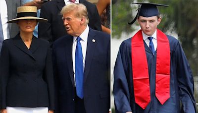 Trump in Florida for son Barron’s graduation after hush money judge allows brief pause in trial: Live updates