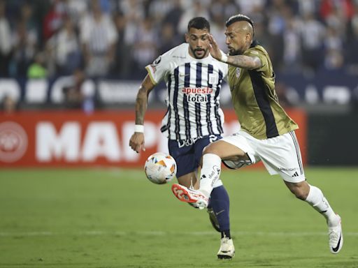 1-1. Con gol de Vidal, Colo Colo empata con Alianza Lima y sube al segundo lugar del Grupo