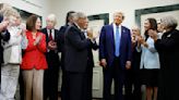 Trump claims ‘great unity’ after talks with congressional GOP