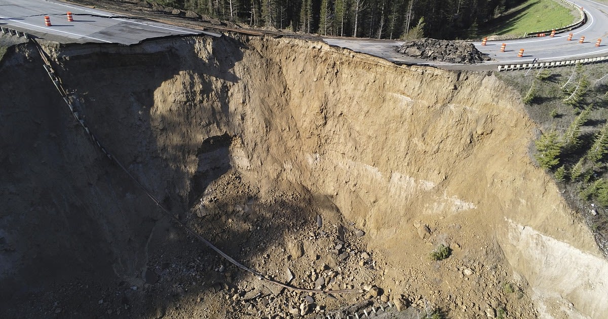 Wyoming pass landslide brings mountain-sized headache to commuting tourist town workers