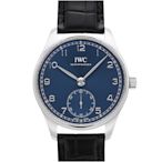 IWC 萬國錶 Portuguese 葡萄牙自動皮帶表(IW358305)x藍面x40.4mm