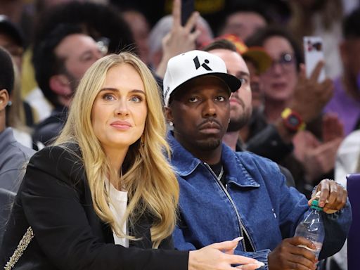 Adele Has the Classiest Courtside Style During a Date Night with Rich Paul