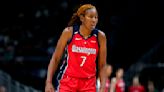 Mystics guard Ariel Atkins carried off court with left ankle sprain vs. Storm