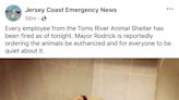 Toms River mayor threatens Facebook page over post claiming he ordered animals killed