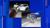 Deputy jumps out of way of speeding vehicle that totaled patrol vehicle on I-94