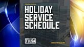 City of Tulsa releases holiday schedule for Good Friday