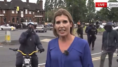 Sky News reporter pulled off air while reporting riots after abusive language